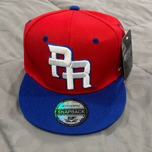 Primitive Red and Blue Logo Snapback